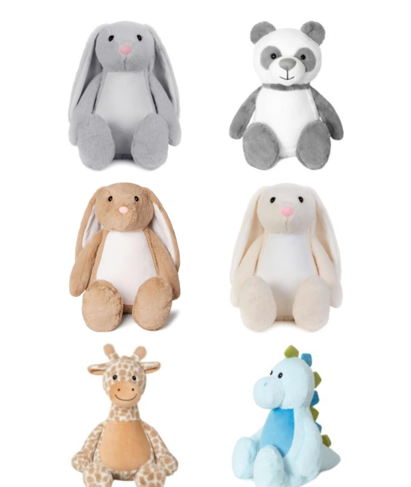 Personalised Soft Toy Range