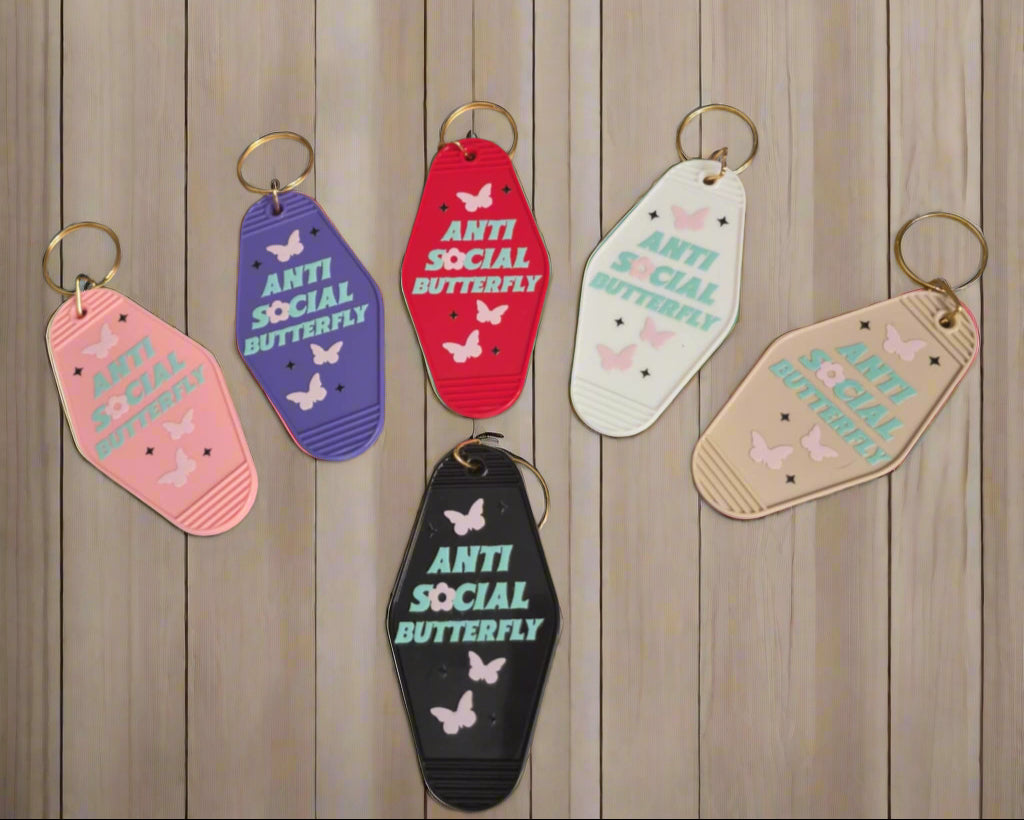 Personalised Motel Keyrings
