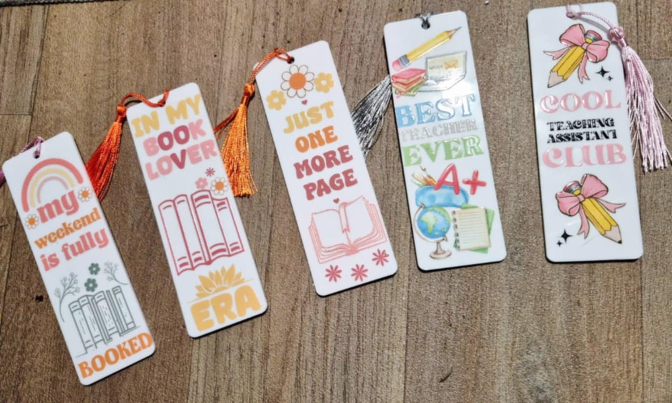 Personalised Bookmark/Pens