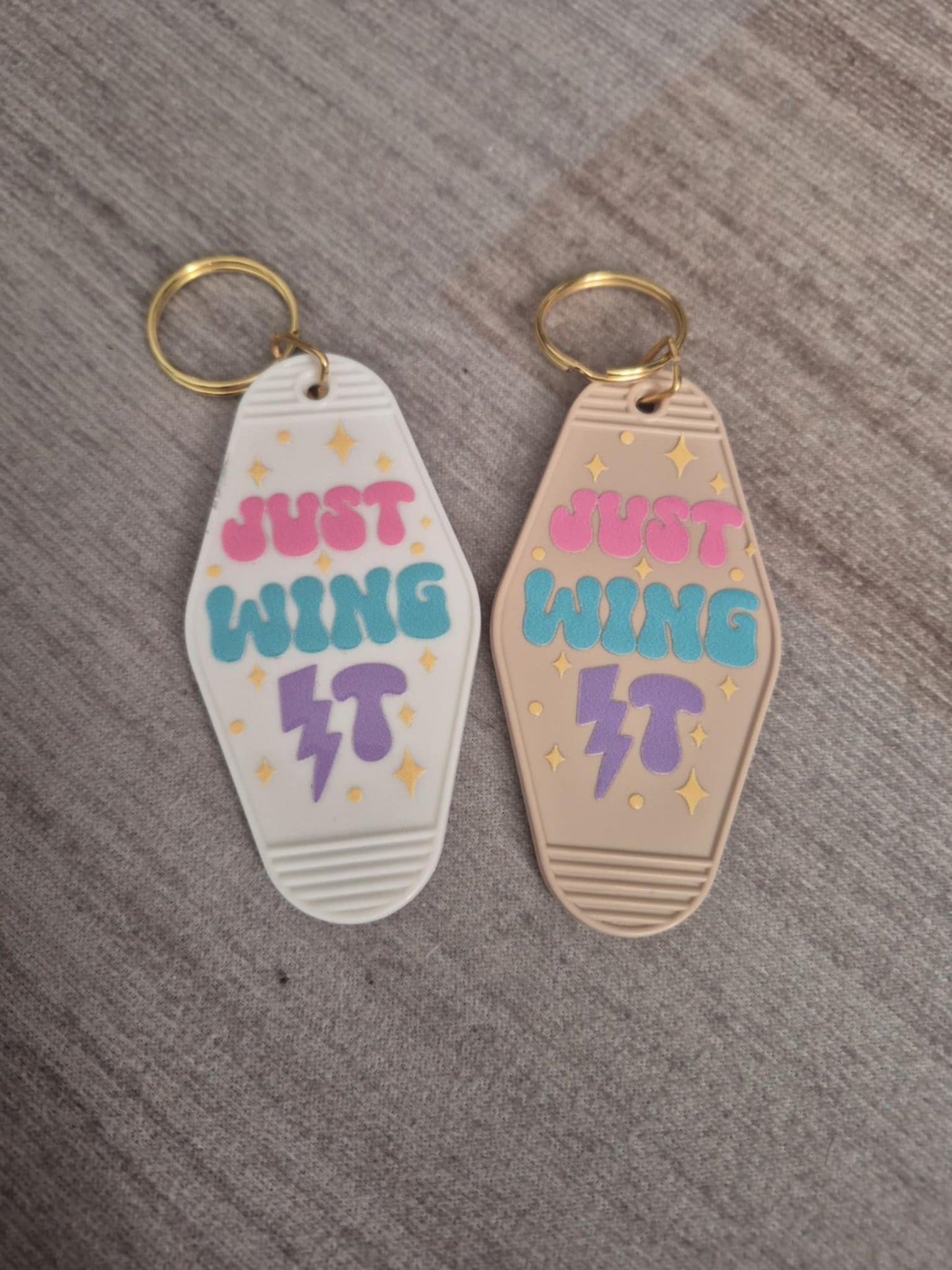 Just Wing It Motel Keyring