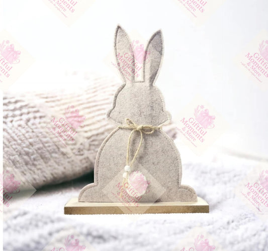 Neutral Felt Large Bunny 35cm