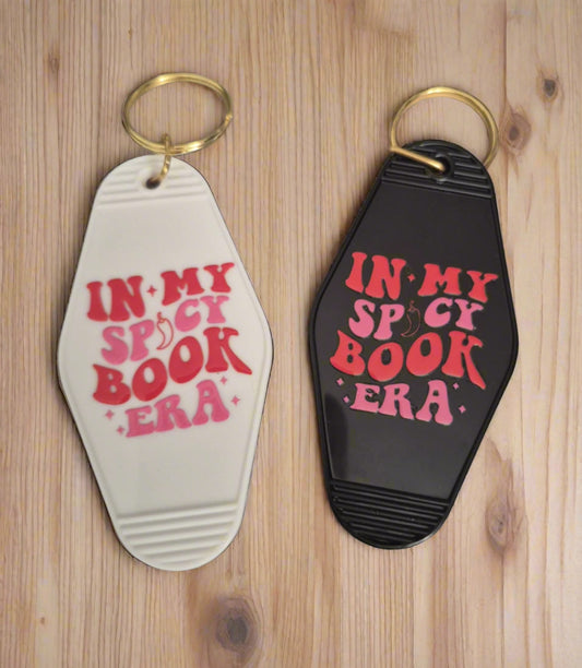 In My Spicy Book Era Motel Keyring