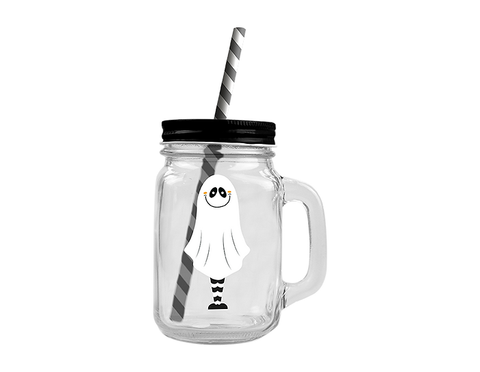 Personalised Halloween Mason Jars