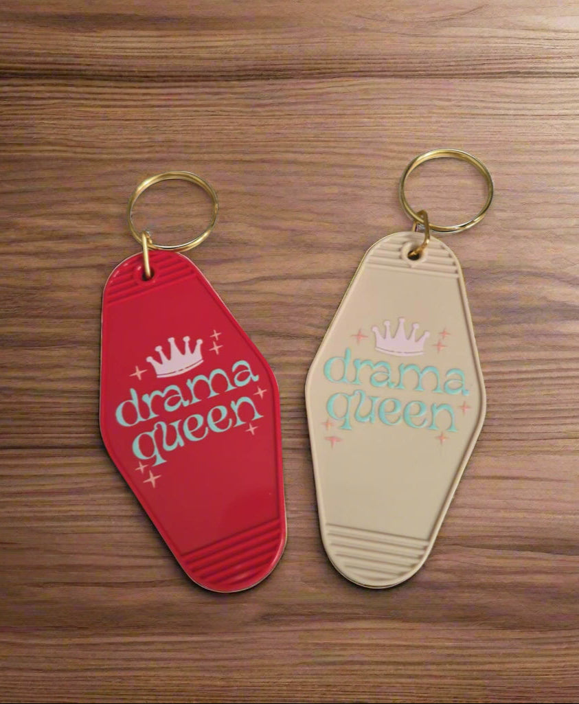 Drama Queen Motel Keyring