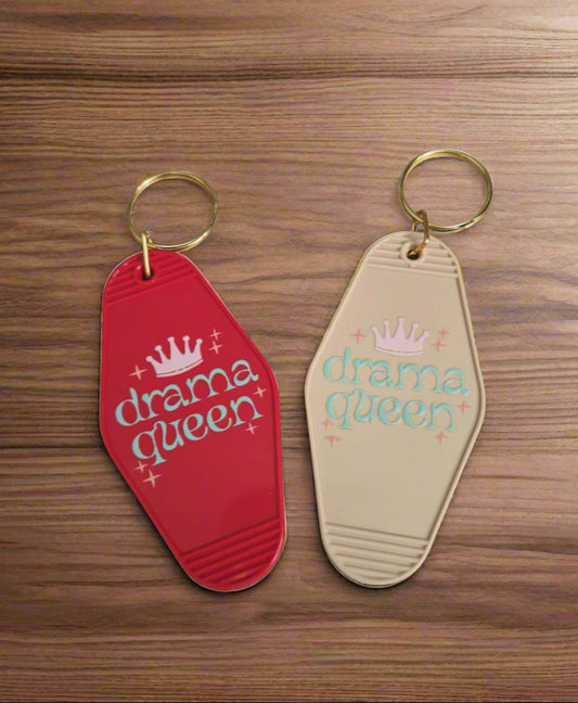 Drama Queen Motel Keyring